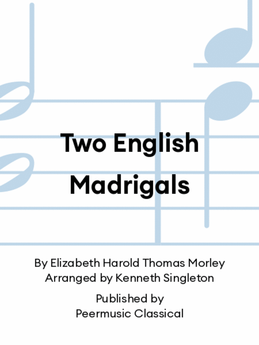 Two English Madrigals Tuba scores gallery preview page 1