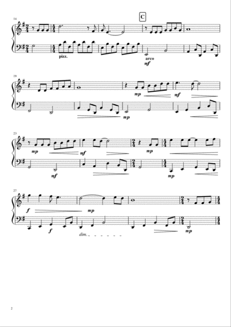 The Sound Of Silence The Sound Of Silence String Duet scores gallery preview page 3