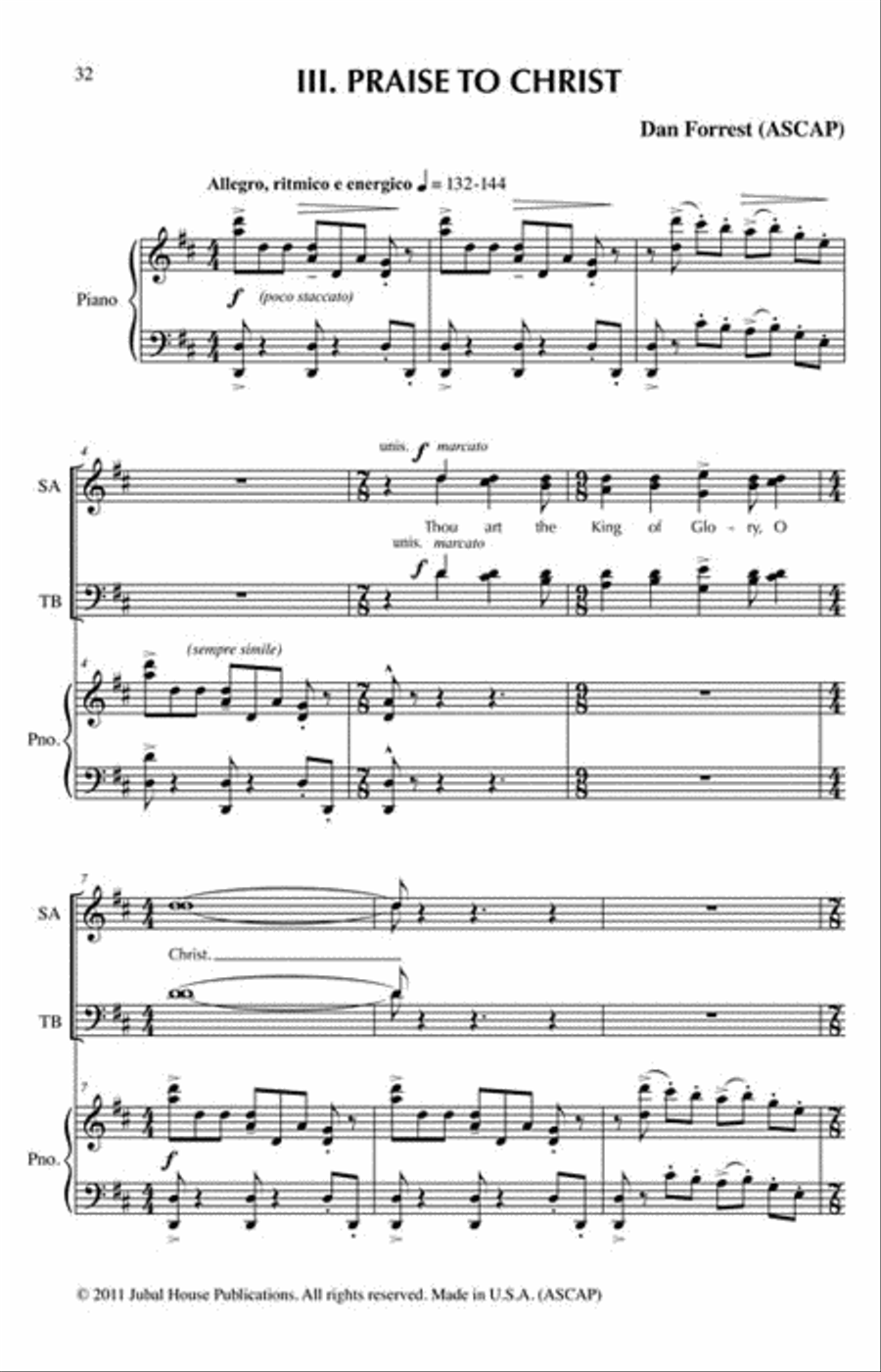 Te Deum 4-Part scores gallery preview page 6