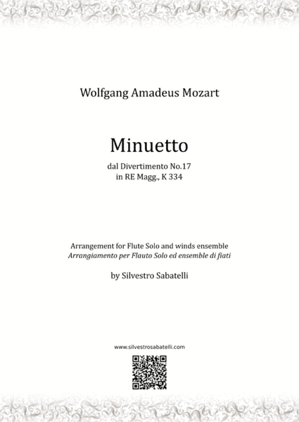Minuetto - W. A. Mozart image number null