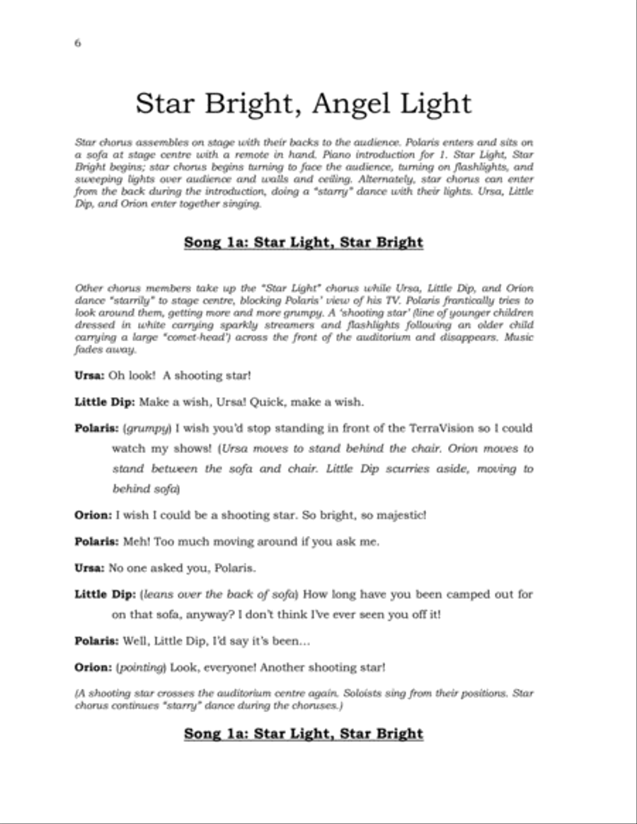 Star Bright, Angel Light SA scores gallery preview page 5