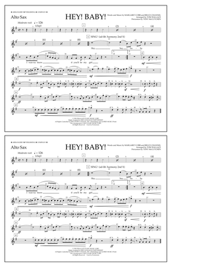 Hey! Baby! - Alto Sax