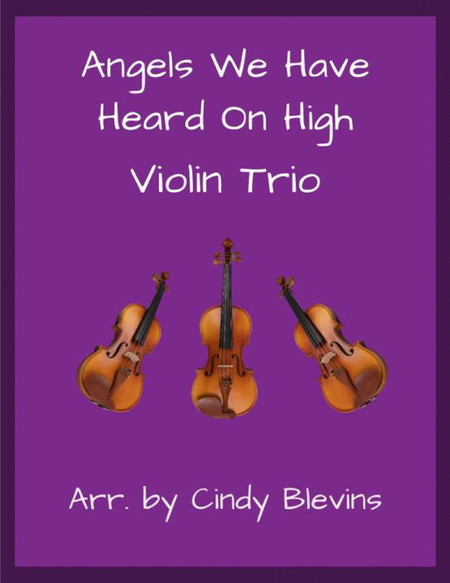 Angels We Have Heard On High, for Violin Trio image number null