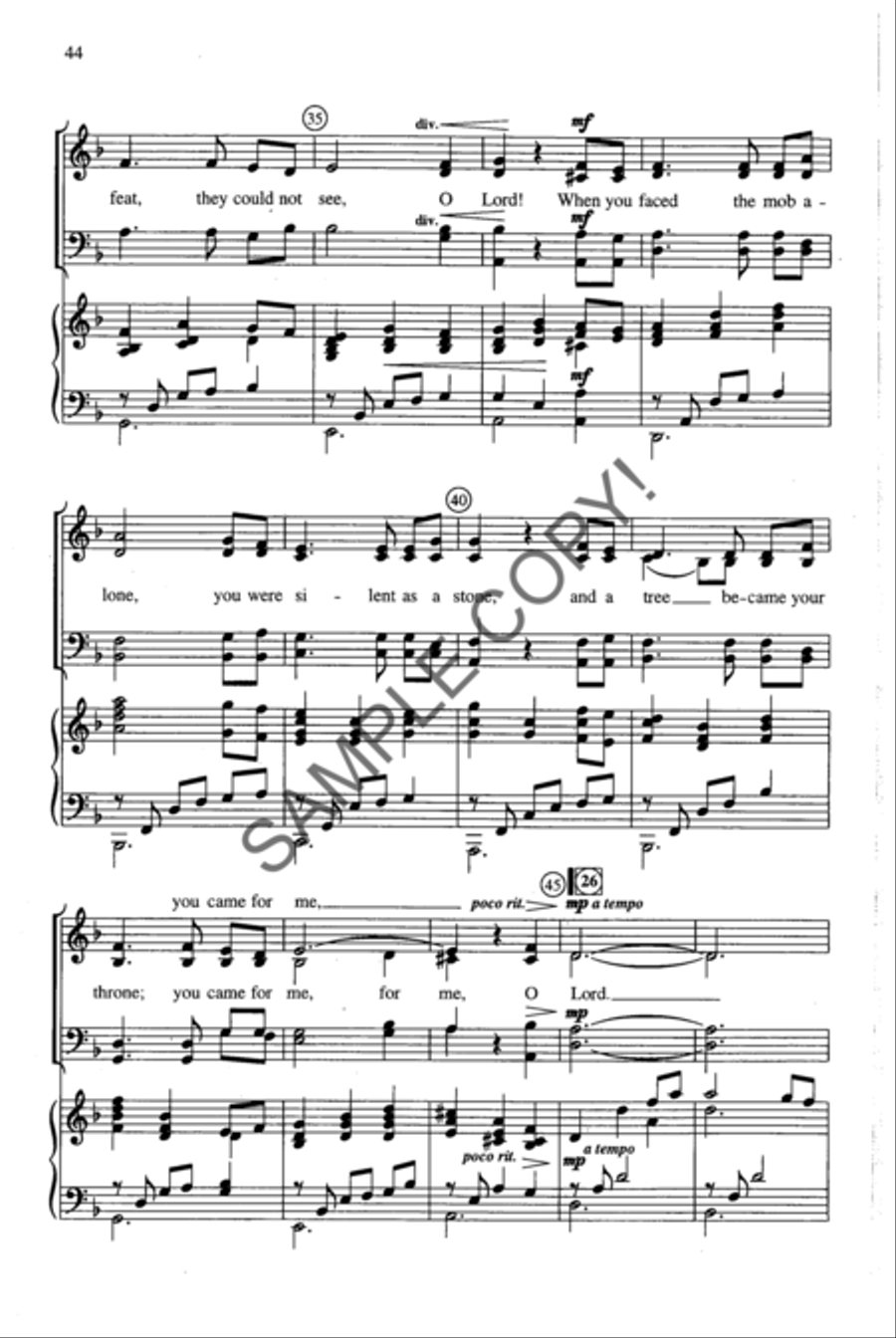 Shadow of the Cross 4-Part scores gallery preview page 30