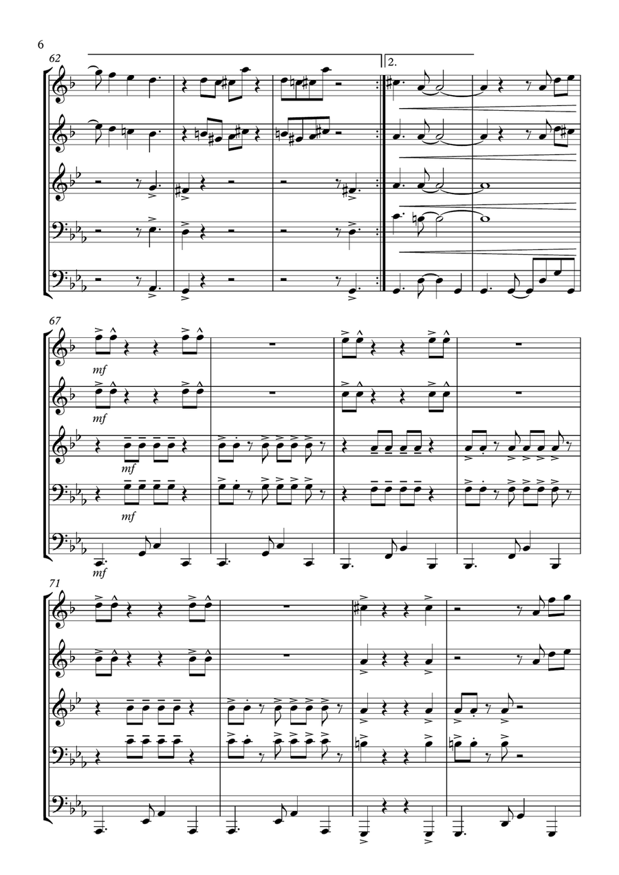 Fandango Brass Ensemble scores gallery preview page 6