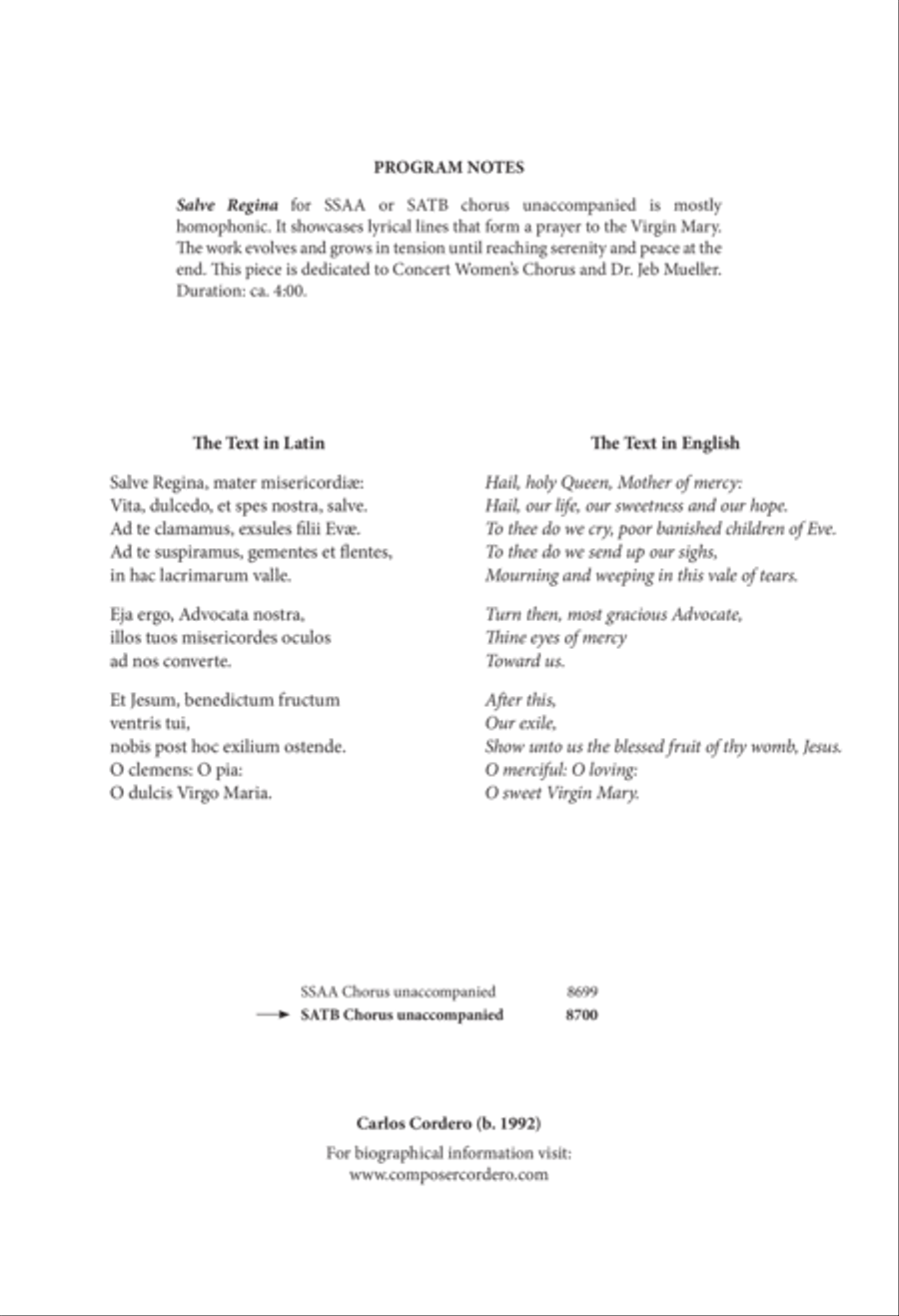 Salve Regina Divisi scores gallery preview page 2