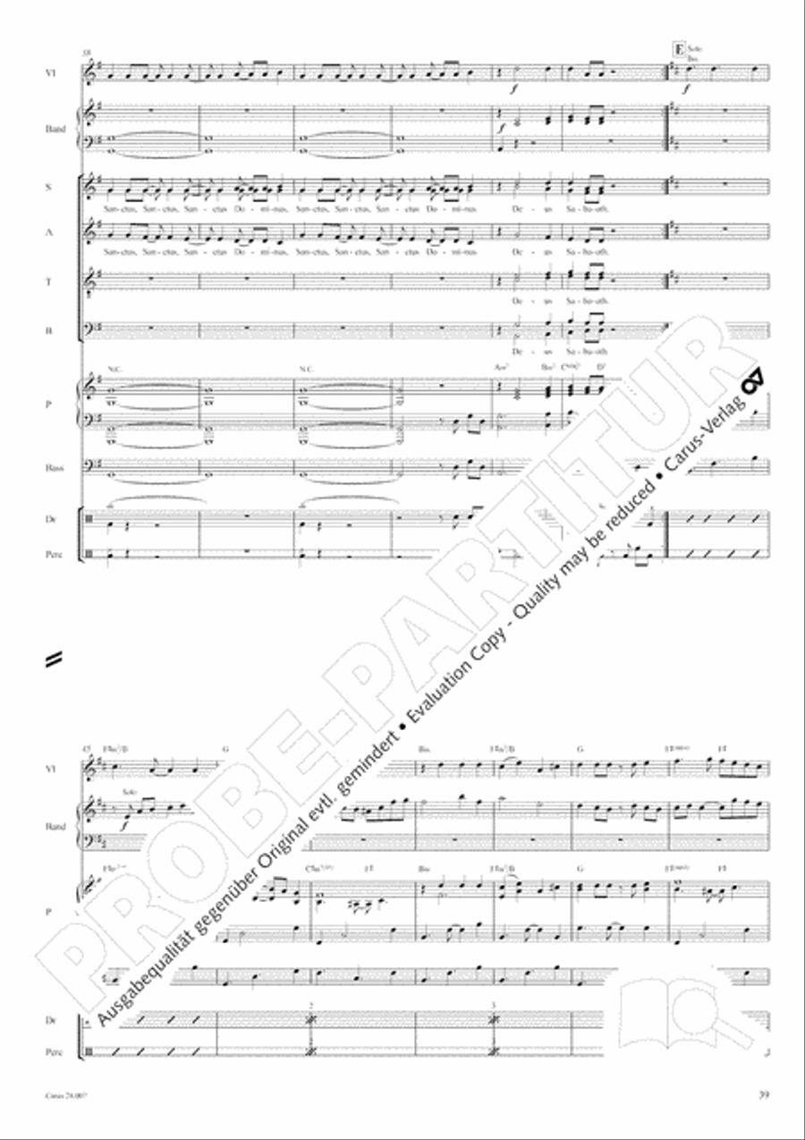 Missa latina Missa latina 4-Part scores gallery preview page 40