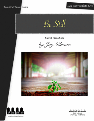 Book cover for Be Still for Piano Solo