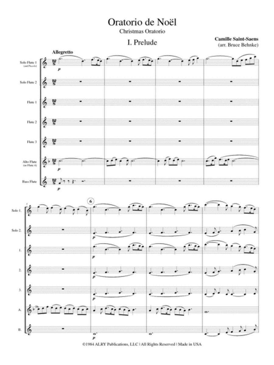 Oratorio de Noel for Flute Choir