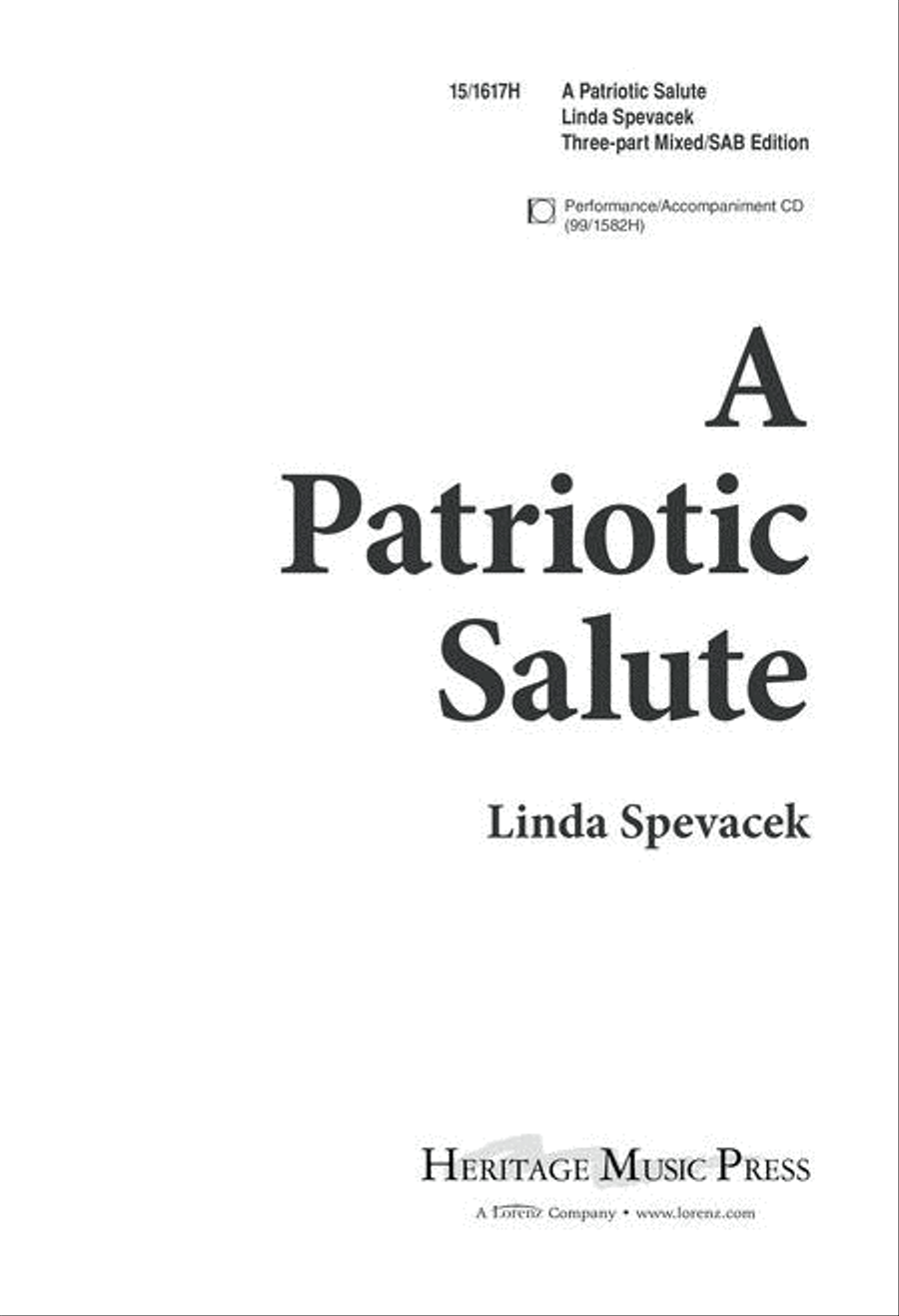 A Patriotic Salute 3-Part scores gallery preview page 1