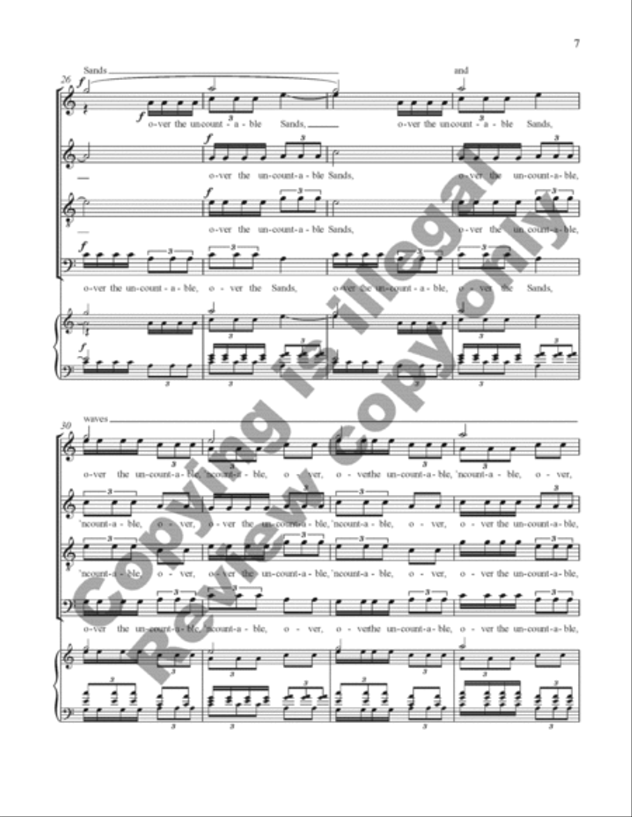 The Spring of Life (Le printemps de la vie) A Cappella scores gallery preview page 20