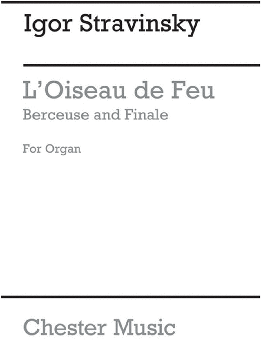 Stravinsky - Firebird Berceuse & Finale Organ (Pod)