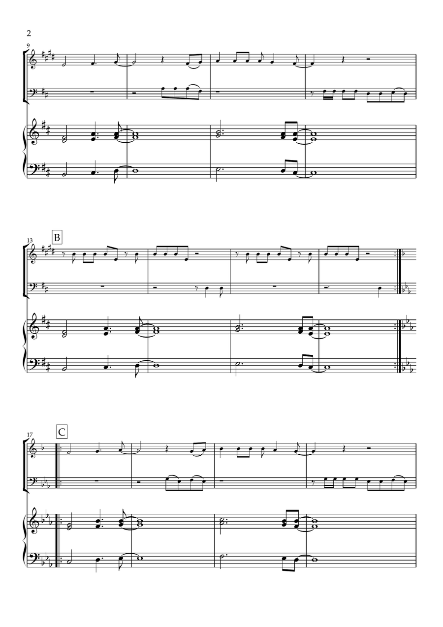 All My Life All My Life Brass Duet scores gallery preview page 2
