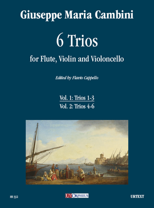 Book cover for 6 Trios for Flute, Violin and Violoncello - Vol. 1: Trios 1-3