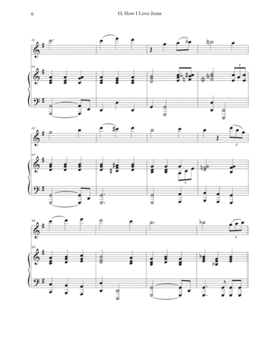O, How I Love Jesus (Violin-Piano) image number null