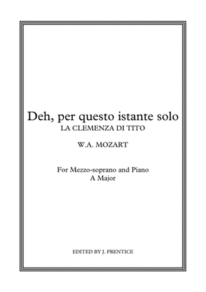 Book cover for Deh, per questo istante solo - La Clemenza di Tito (A Major)