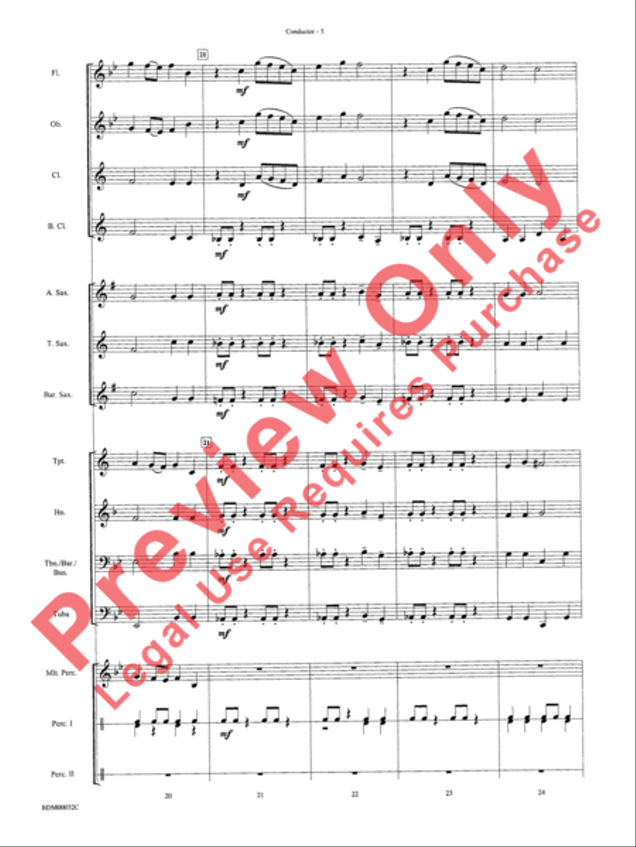 Spectrum Concert Band scores gallery preview page 8