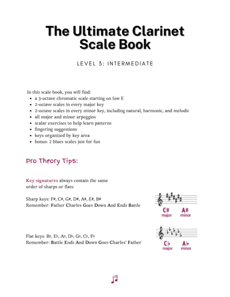 The Ultimate Clarinet Scale Book: Level 3