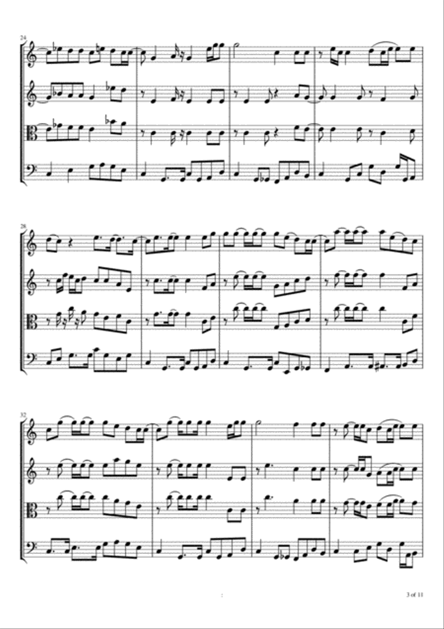 Gone At Last Gone At Last String Quartet scores gallery preview page 4