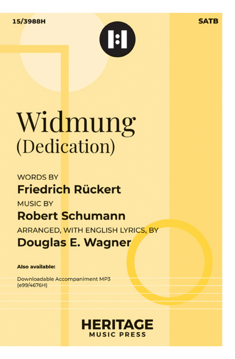 Widmung (Dedication) Widmung (Dedication) 4-Part scores gallery preview page 1