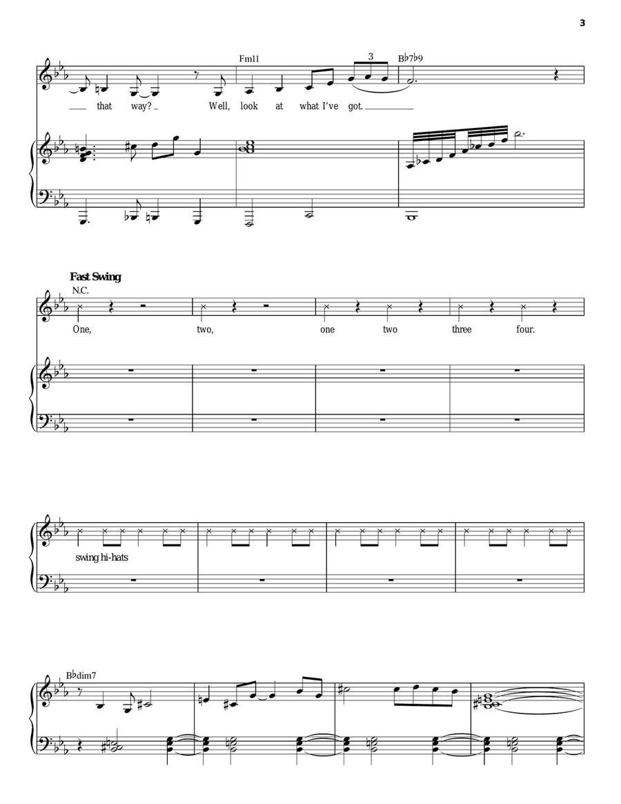 I Got Rhythm Piano, Vocal scores gallery preview page 3