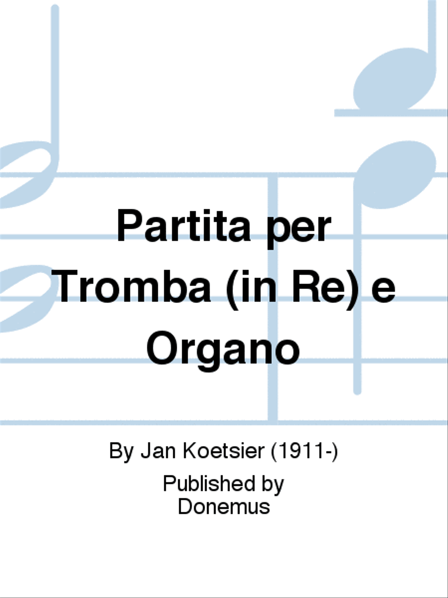 Partita per Tromba (in Re) e Organo Trumpet scores gallery preview page 1