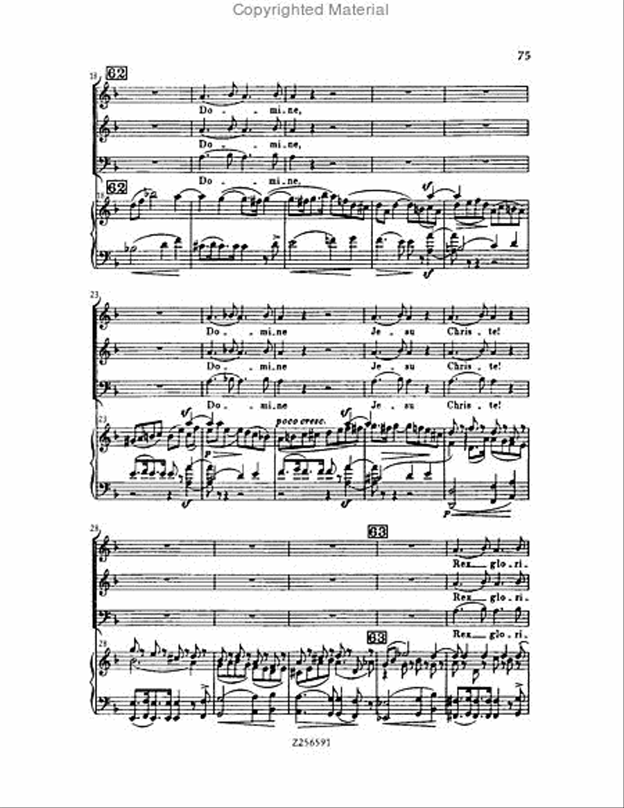Grande Messe du Morts, H 75 Choir scores gallery preview page 75