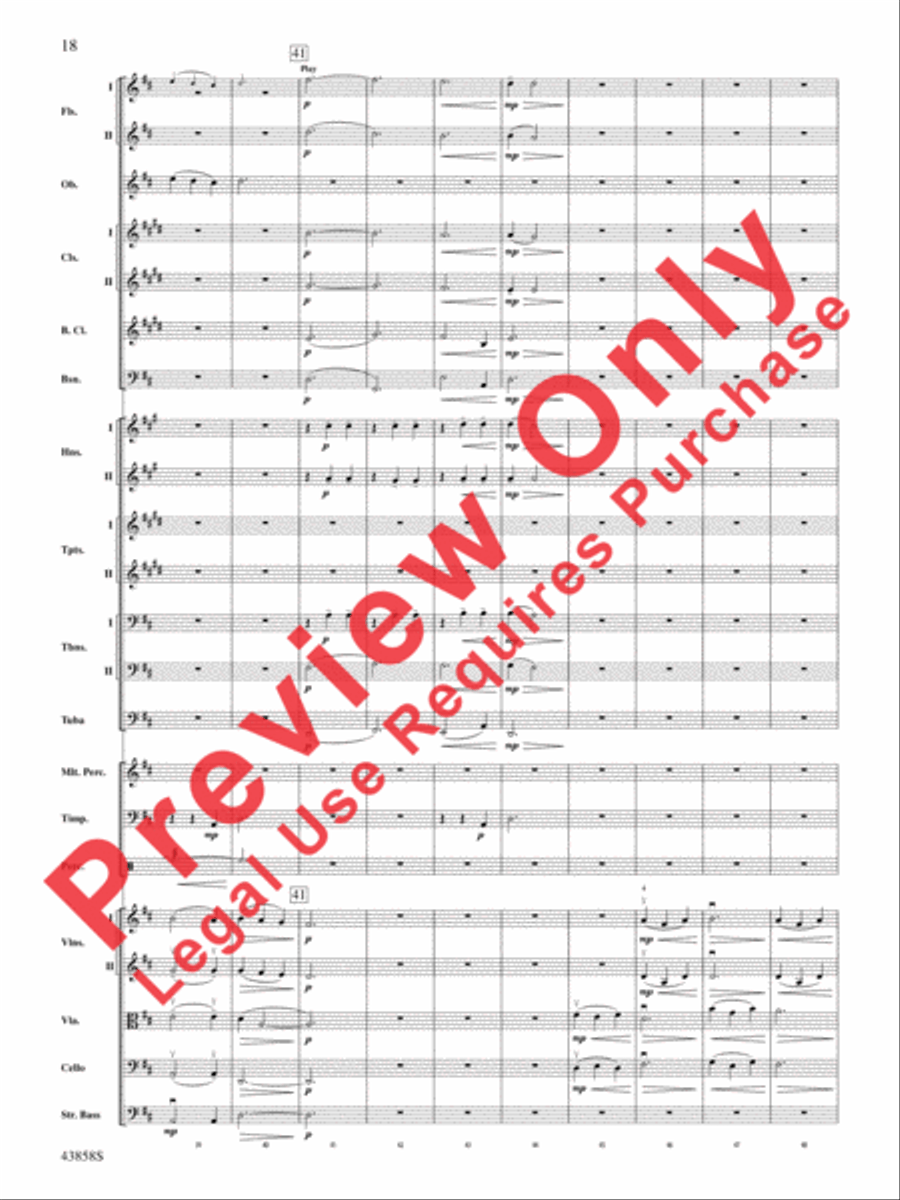 A Northumbrian Folk Song Suite Full Orchestra scores gallery preview page 19