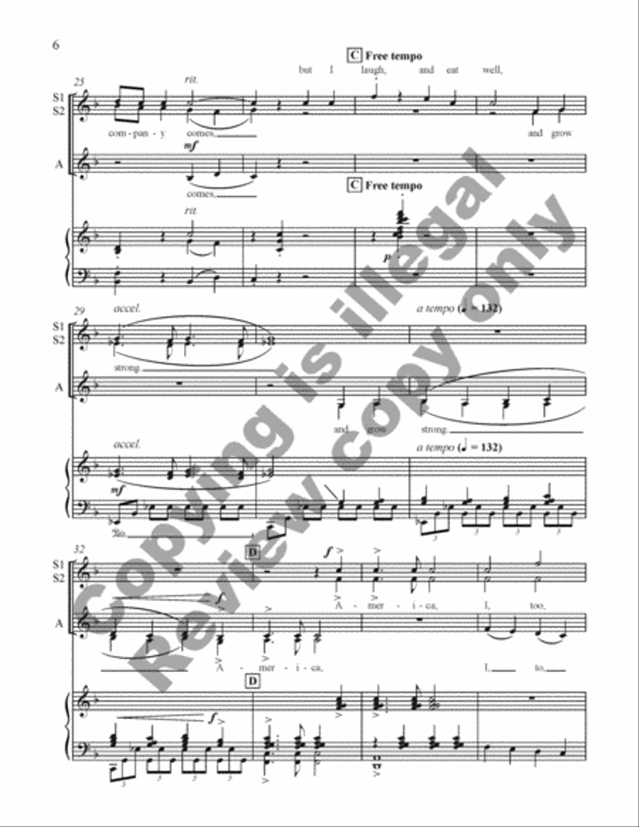 I, Too, Sing America Children's Choir scores gallery preview page 18