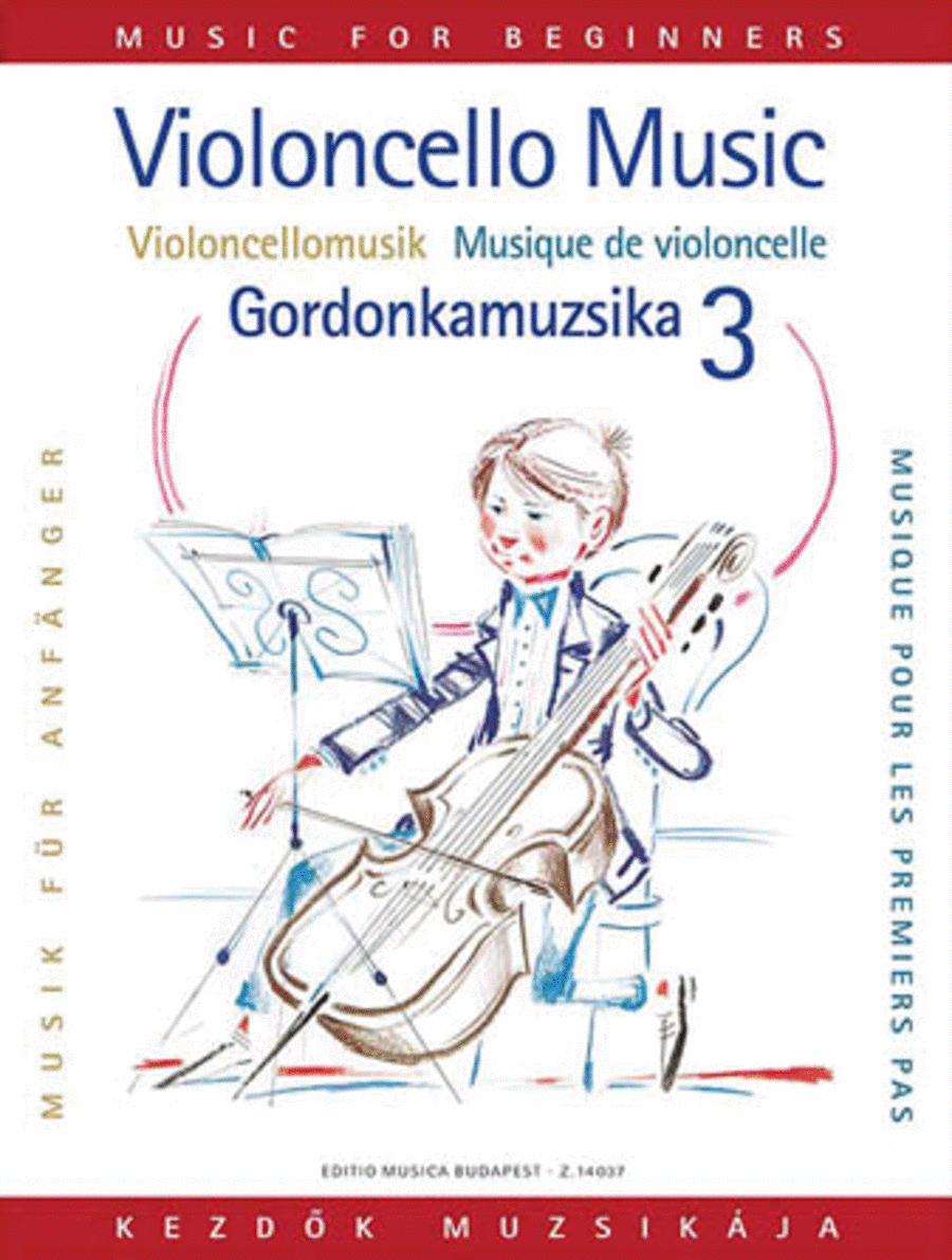 Violoncello Music for Beginners – Volume 3