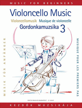 Book cover for Violoncello Music for Beginners – Volume 3