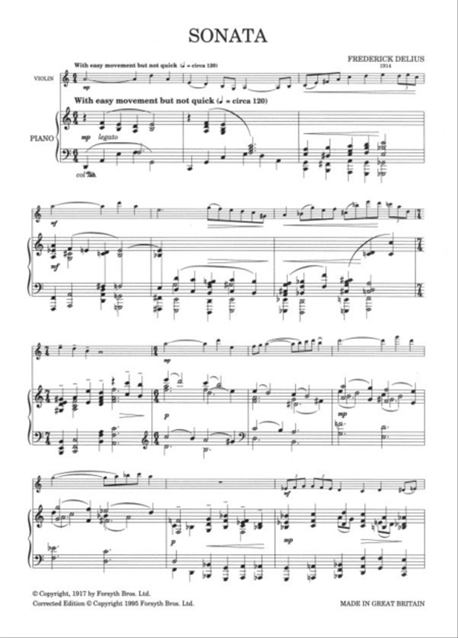 Violin Sonata No. 1 in C Violin Solo scores gallery preview page 4