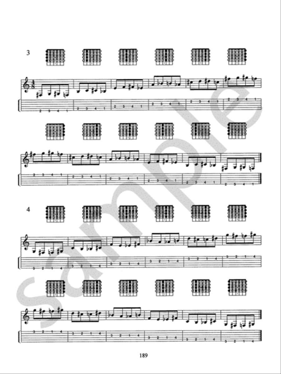 The Guitar Grimoire: The Exercise Book Guitar Tablature scores gallery preview page 23
