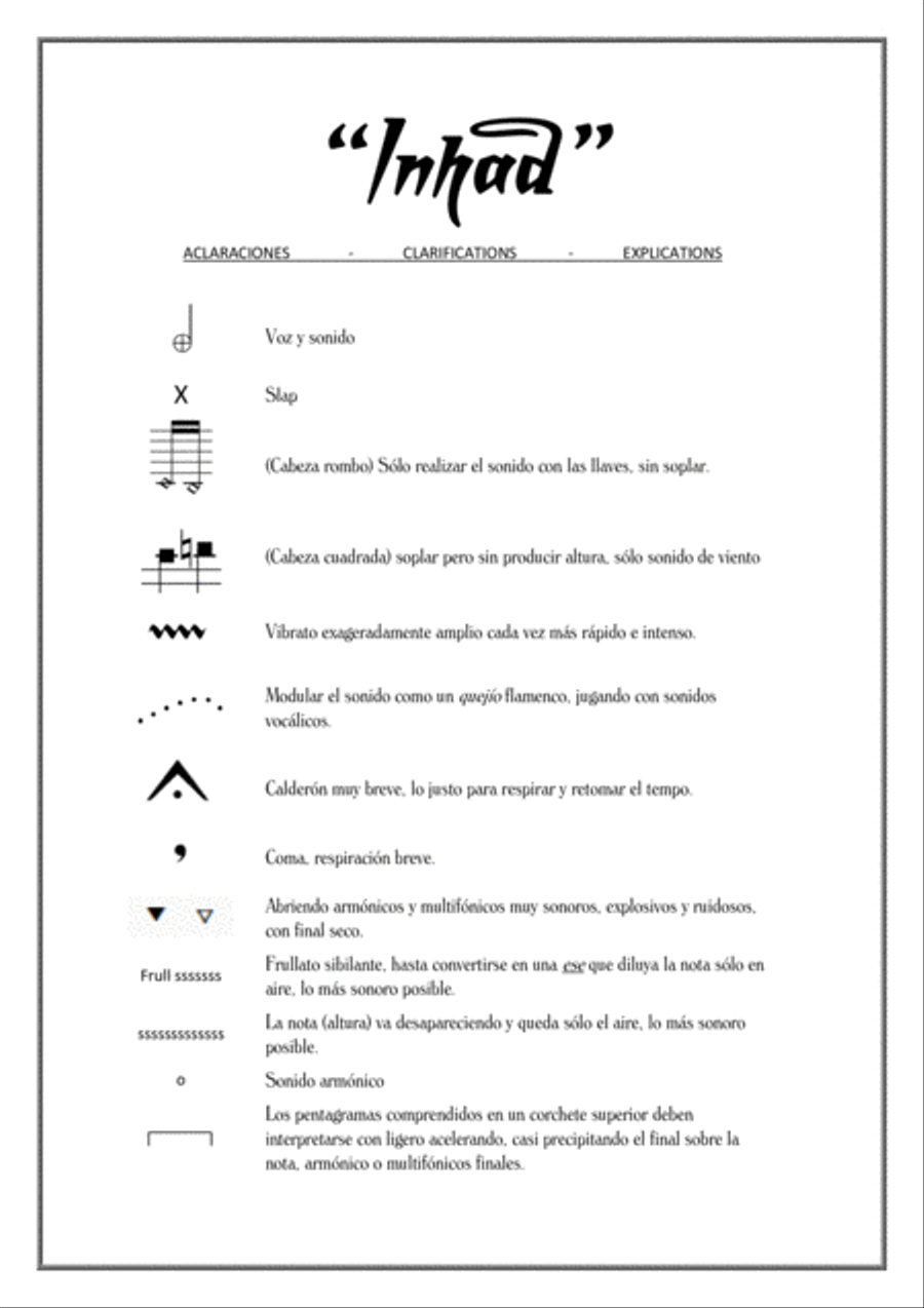 Inhad Inhad Baritone Saxophone scores gallery preview page 2