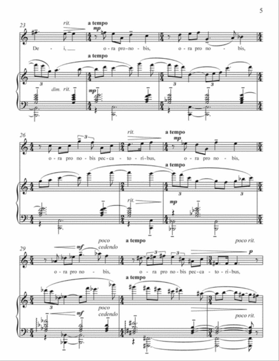 In Time of War: Prayers and Meditations String Orchestra scores gallery preview page 5
