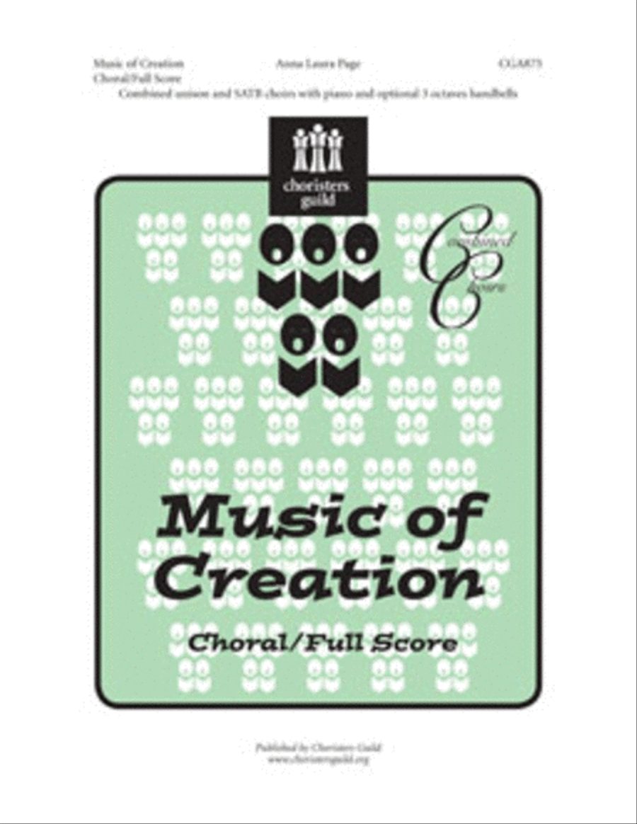 Music of Creation Choral Full Score Choir scores gallery preview page 1