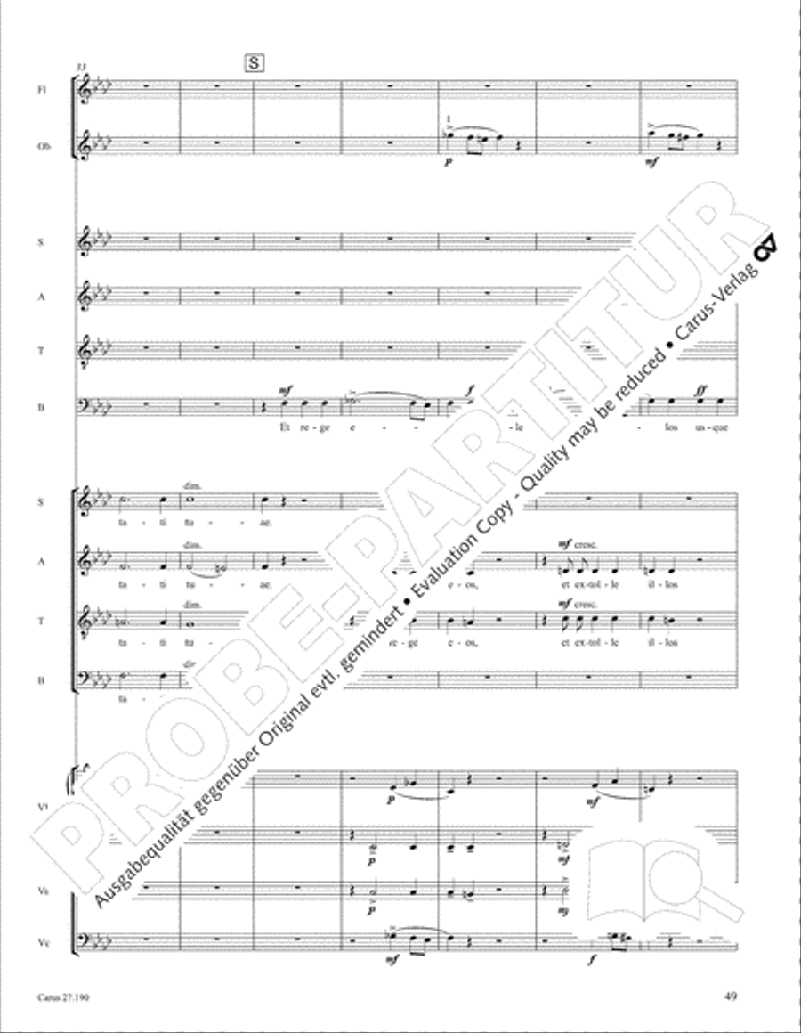 Te Deum 4-Part scores gallery preview page 56