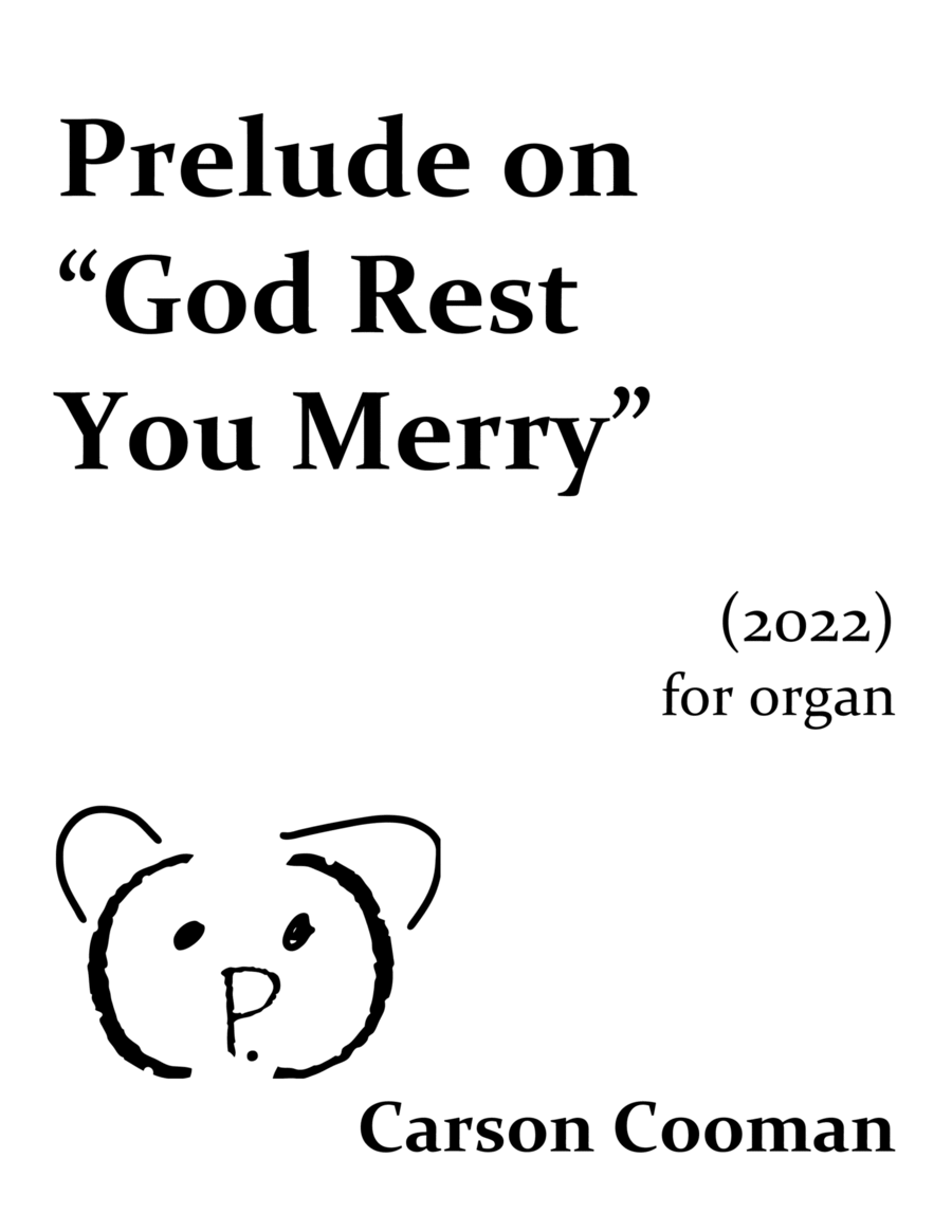 Prelude on “God Rest You Merry” Organ Solo scores gallery preview page 1