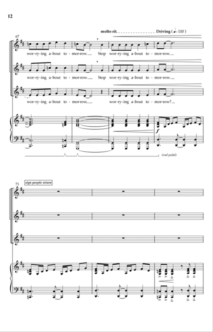 Celebrate This Life! 4-Part scores gallery preview page 10