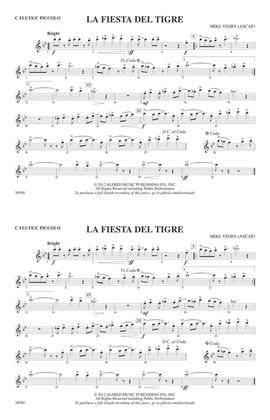 Book cover for La Fiesta Del Tigre: Flute