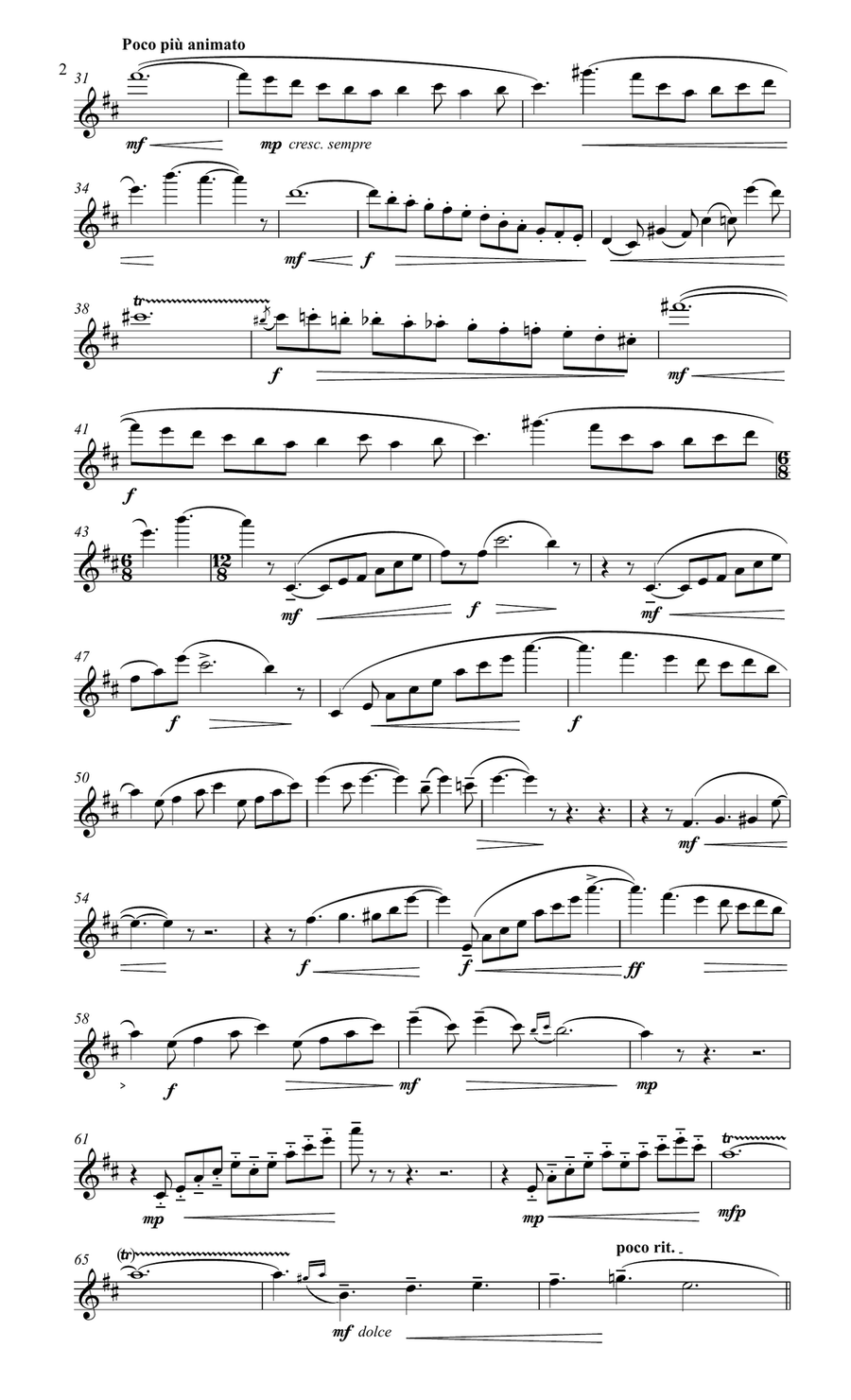Chaminade Star Serenade for Flute & piano Flute Solo scores gallery preview page 3