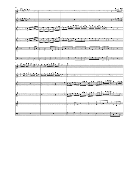 Concerto, 2 oboes, string orchestra, Op.7, no.8 (Arrangement for 6 recorders)