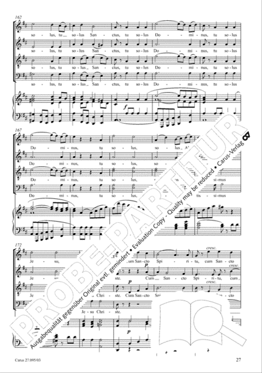 Messe solennelle de sainte Cecile STB scores gallery preview page 28