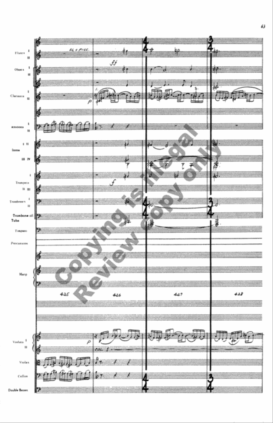 Concerto for Orchestra Full Orchestra scores gallery preview page 141