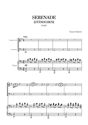F. Schubert - Serenade (Ständchen) (D 889) for Trumpet in Bb, Trombone and Piano