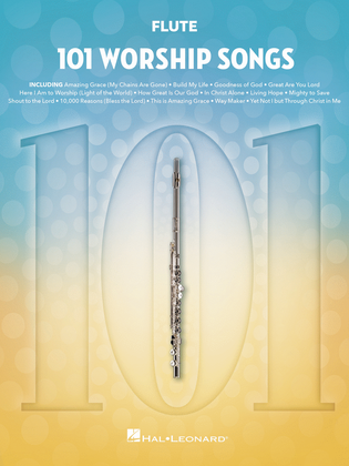Book cover for 101 Worship Songs for Flute