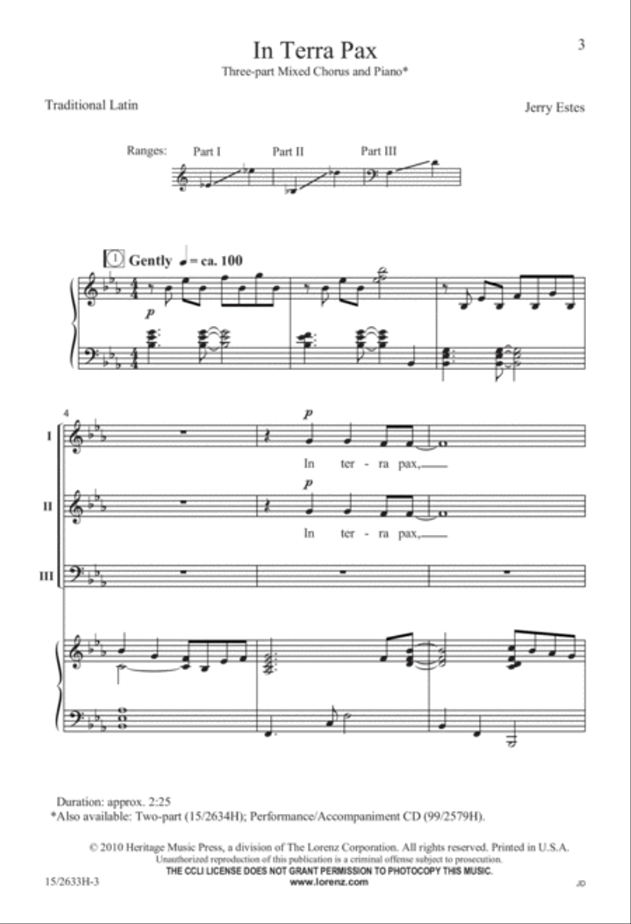 In Terra Pax 3-Part scores gallery preview page 4