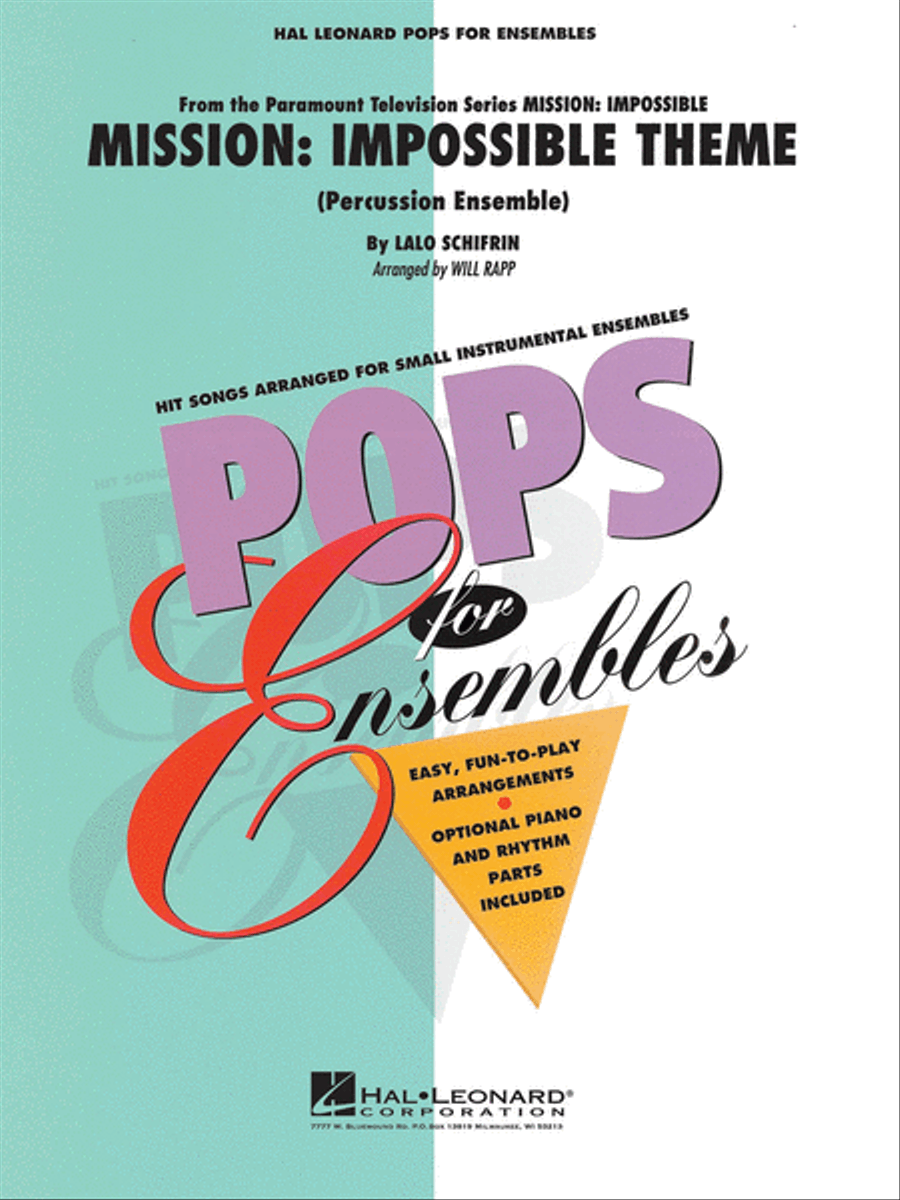 Mission: Impossible Percussion Ensemble scores gallery preview page 1