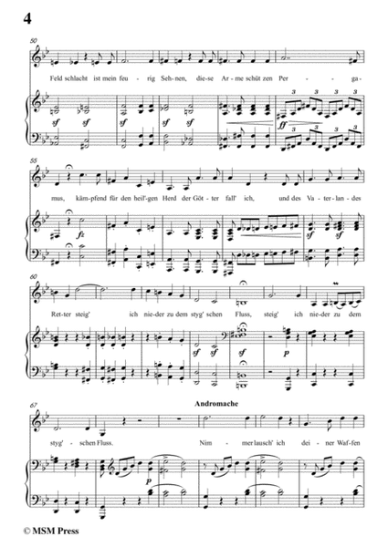 Schubert-Hektors Abschied(Hector's Farewell),D.312,in e flat minor,for Voice&Piano image number null
