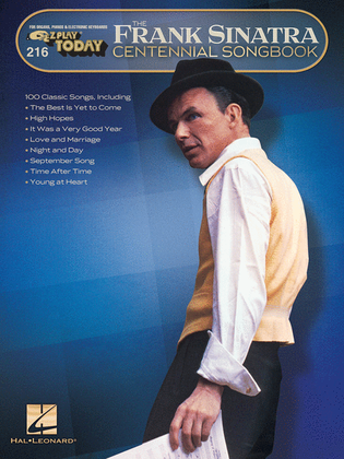 Book cover for Frank Sinatra Centennial Songbook